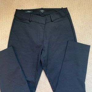Loft high waist “curvy skinny” Black ankle pant (size 8)